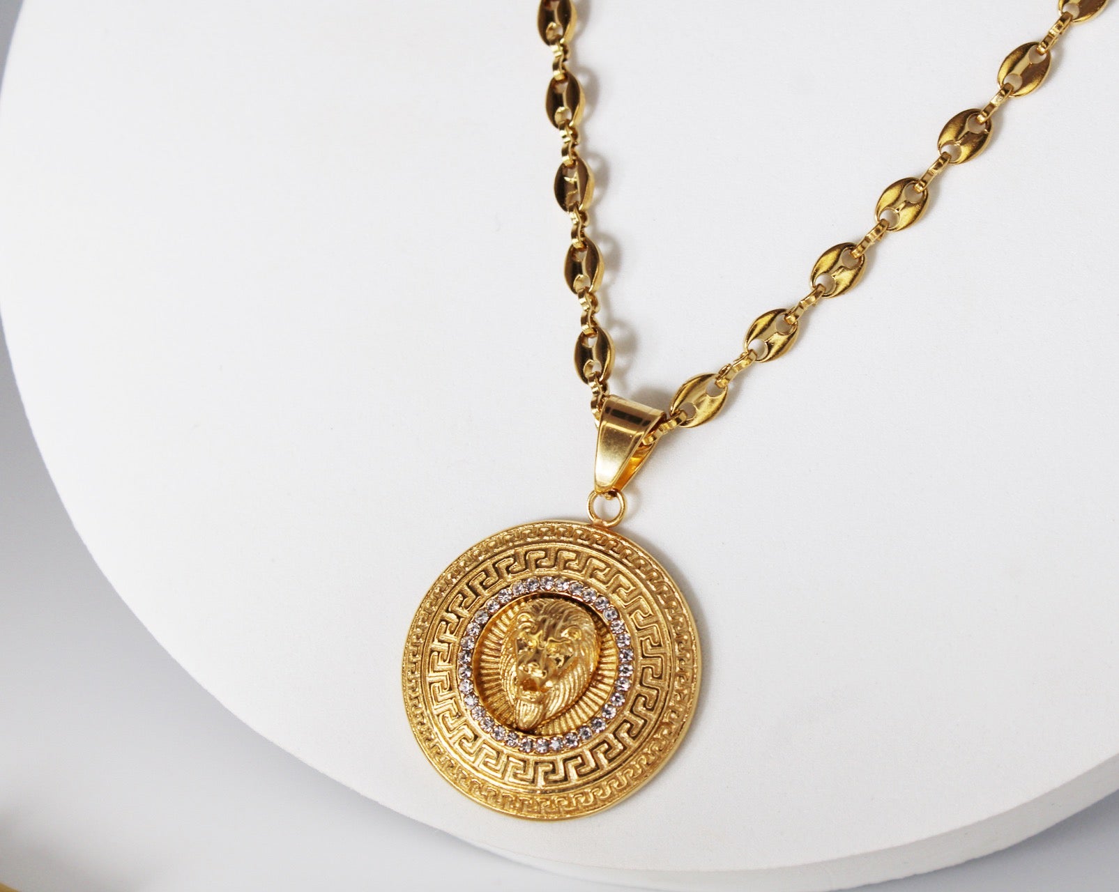 Graine de café avec médaillon