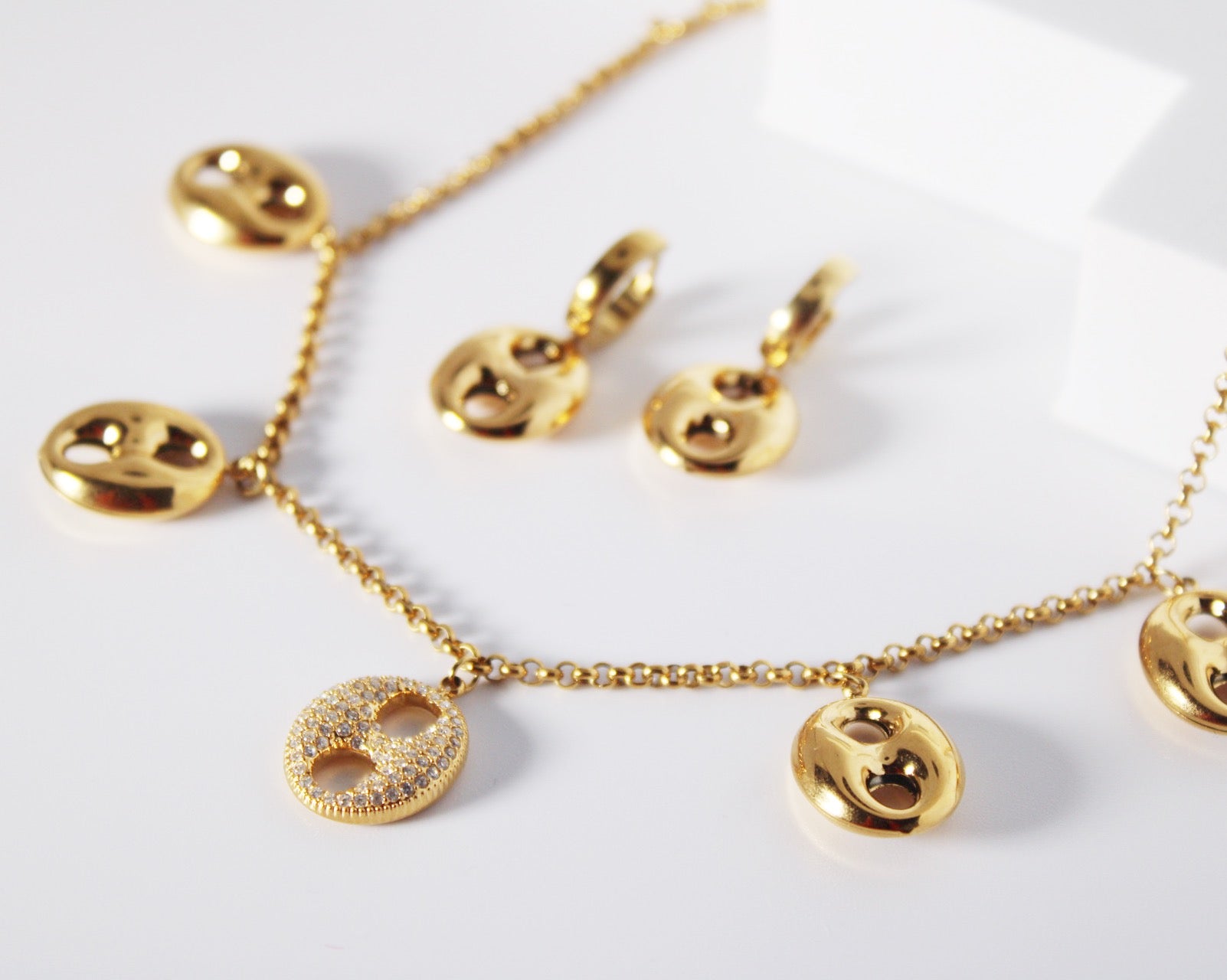 Ensemble graines de café strass