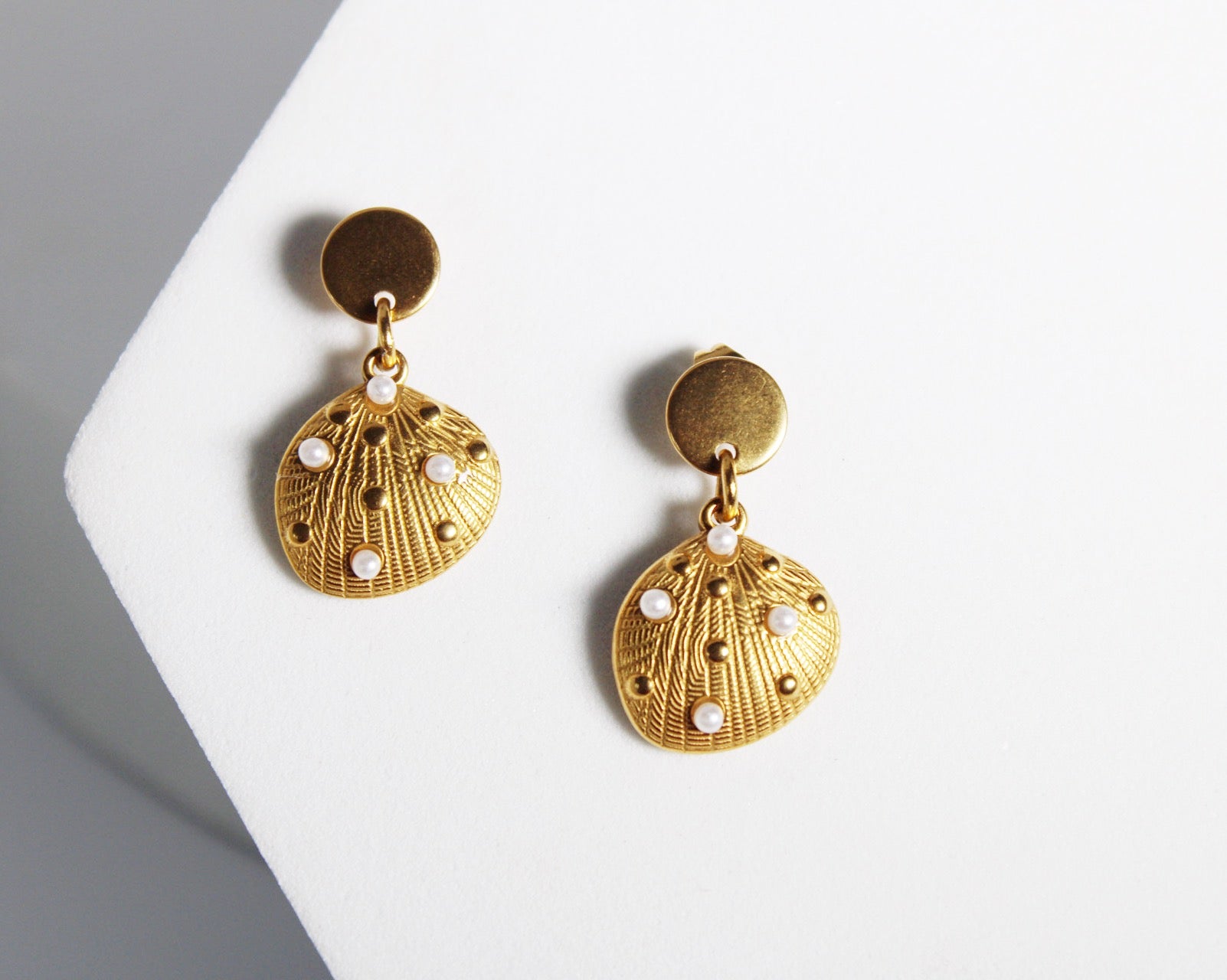 Boucles d'oreilles Coquille