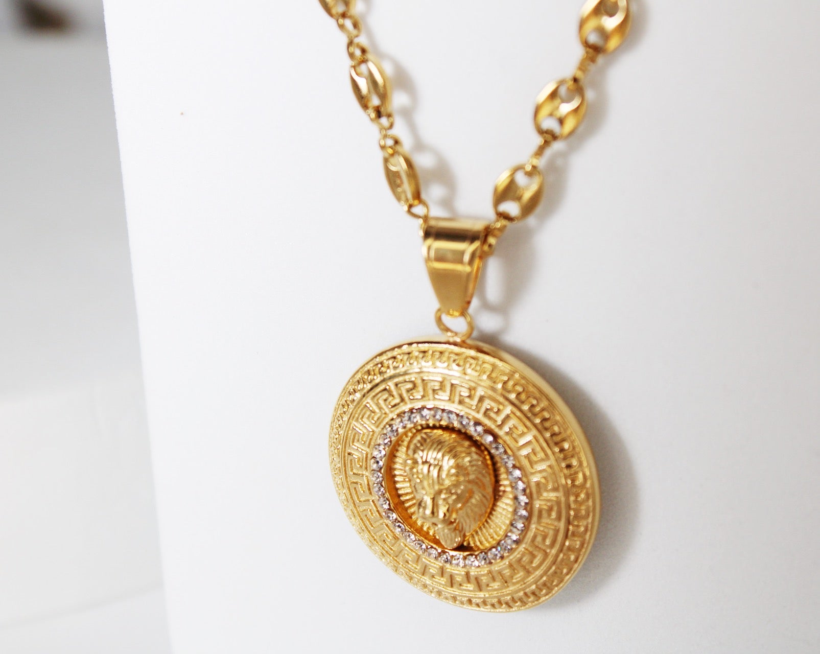 Graine de café avec médaillon